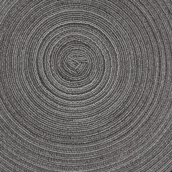 Pyöreät Pöytätabletit Setti 6 Punotut Kudotut Pöytätabletit Pestävät Lämmönkestävät Pyöreät Pöytätabletit Keittiöön Ruokasaliin Grey