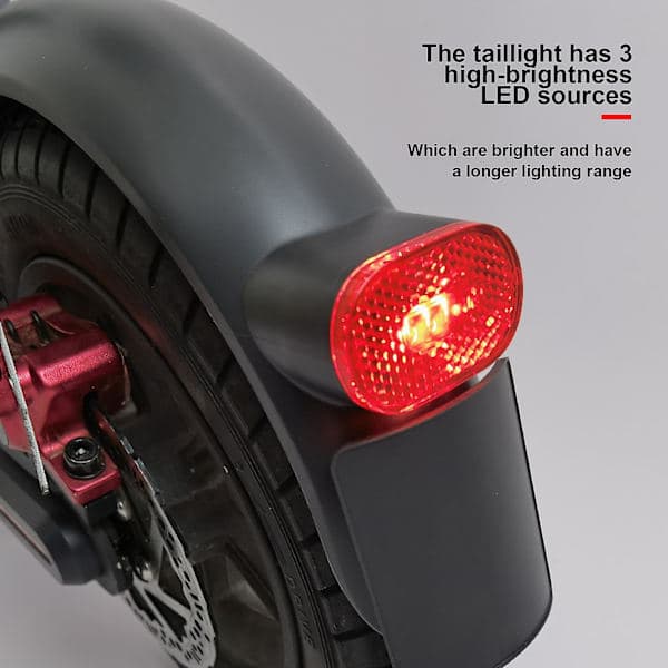 Xiaomi PRO2 Elektrisk Sparkesykkel Baklys - 3LED Baklys med Bremselys