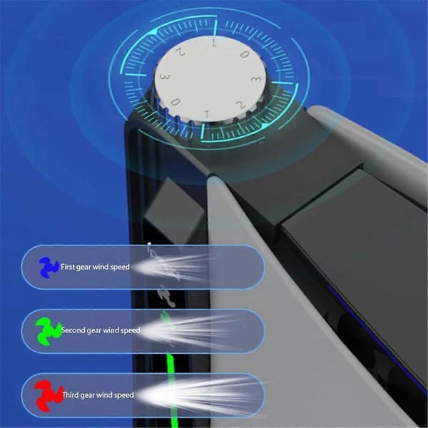 Host Turbine Køleblæser Centrifugal Tre-trins vind USB-interface til P5-konsol