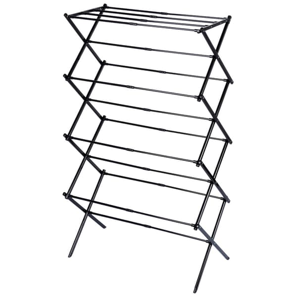 Svart metall vertikalt utdragbart tvättställ 43-75x37,5x139 cm