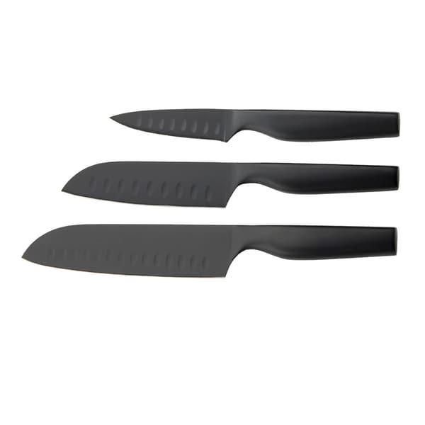 Knivsæt 3 dele Sort Sukai Dorre Svart black