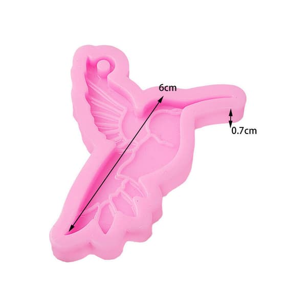 1 stk Kolibri bageform Køkkenbageform Chokolade slik silikoneform