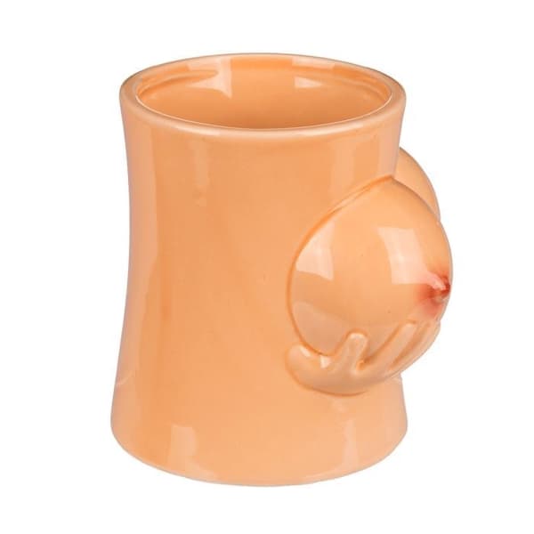 Krus / Kaffekrus - Bryster Beige beige