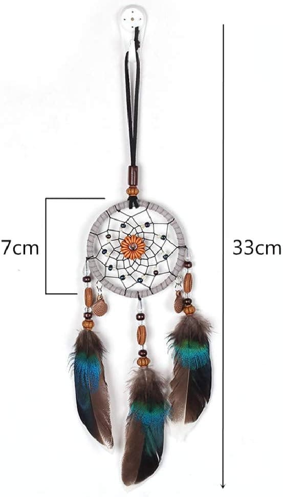 1 st drömfångare vindklocka liten handgjord bohemisk charm för C