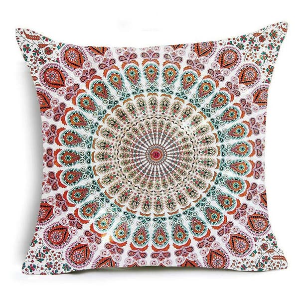 4 stk. Mandala-mønster putetrekk Bohemia pyntepute dekorativ pute sofapute 45X45 cm