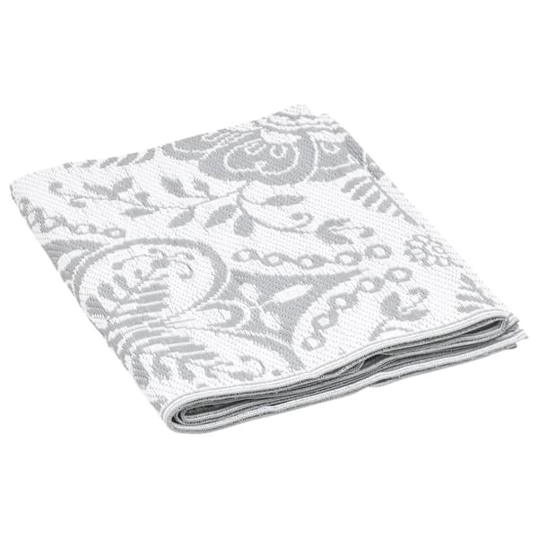 vidaXL Outdoor Rug ARAKIL Light Grey 140x200 cm PP grå gray