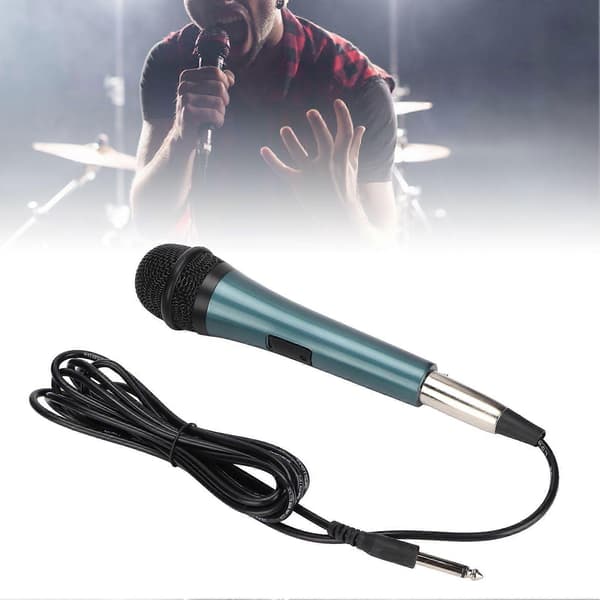 Dynamisk kabel XLR-mikrofon handhållen mikrofonstöd för högtalarmixerförstärkare hemmabio