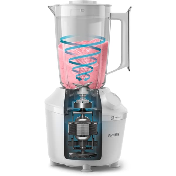 Blender HR2041/00 Mixer ProBlend-teknik 450W 1,9l Vit 1.9