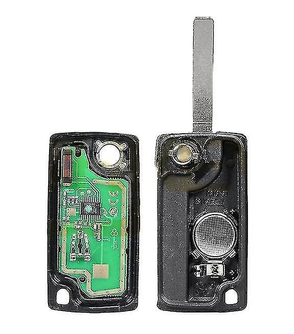 3-Button Folding Key Remote Control For Peugeot Partner Citroen Berlingo Dispatch