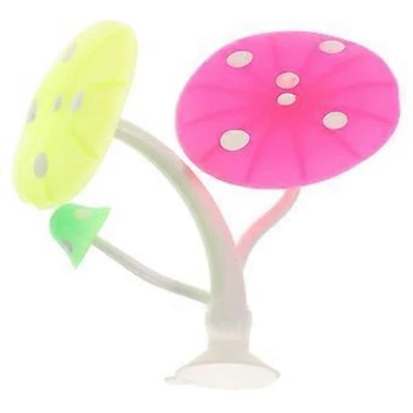 Muicle Plants Natural Betta Fish Leaf Hammock Betta Fish Bed Silicone Fish Leaf