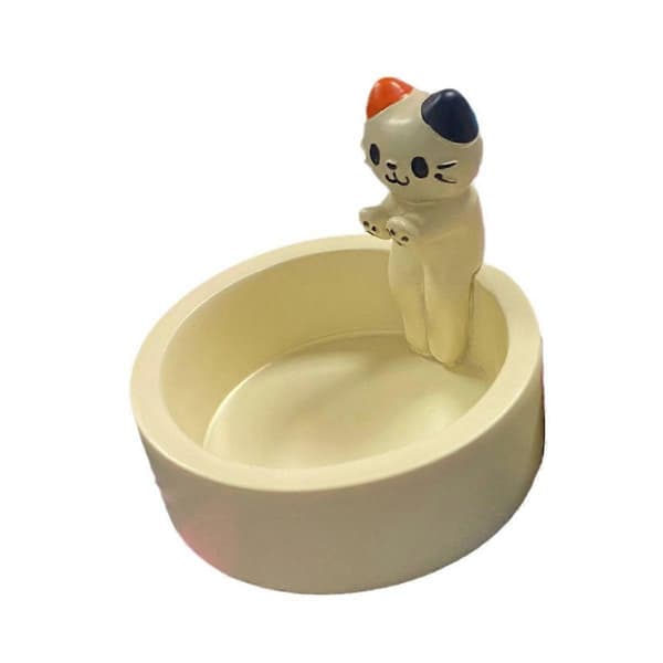 Cartoon Cat Candlestick Resin Cute Scented Candle Holder Cat Aromatherapy Candlestick Gift B