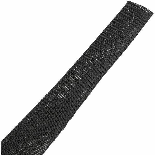 5M lang 30 mm diameter nylonstof flettet slangerør kabel elastisk beskyttelse