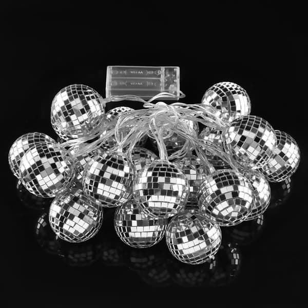 10 LED-discopallovalosarja, 150 cm discopallovalot, discopartyvalot, minidisco