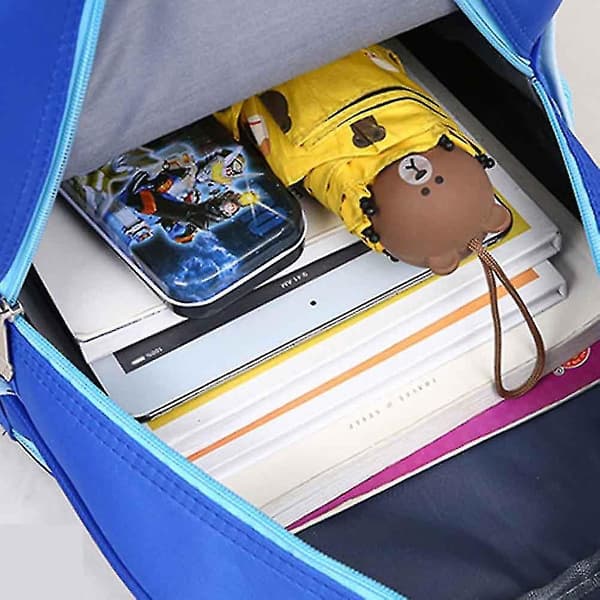 Cartoon Backpack, School Backpack, Cartoon School Bag with Detachable Matching Pencil Case, Large E