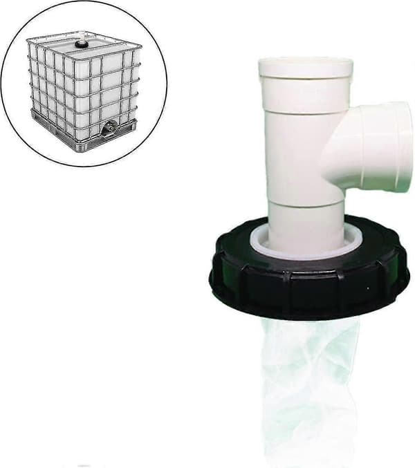 IBC Regnfilterlokk, Vaskbart Nylon IBC-filter, IBC Lokk Filterlokk 163mm/245mm IBC Regnvannstank