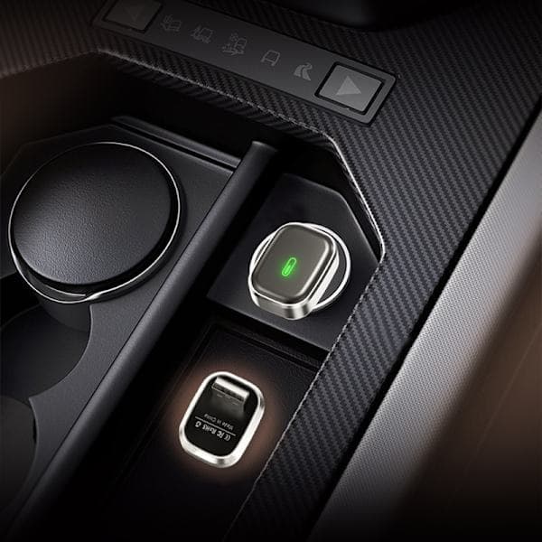 2-i-1 Trådlös CarPlay & Android Auto Adapter: Njut av trådlös bilunderhållning, kompatibel med iPhone och Android
