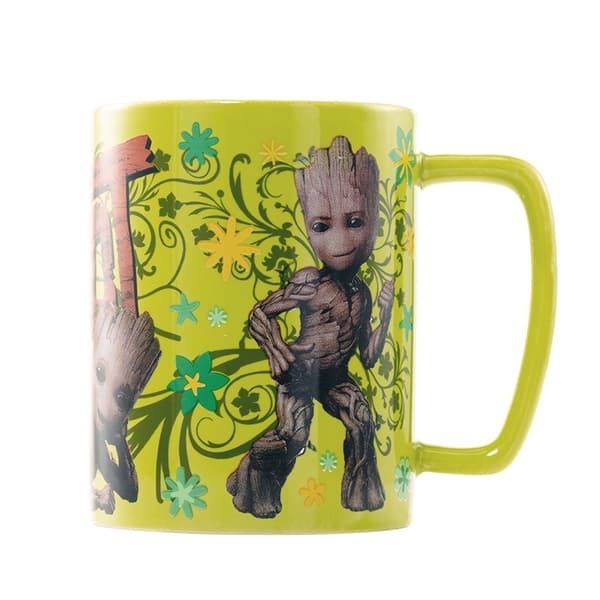 Groot Mugg med Teddy Bear-överdrag, 440 ml, keramikmugg med plyschöverdrag