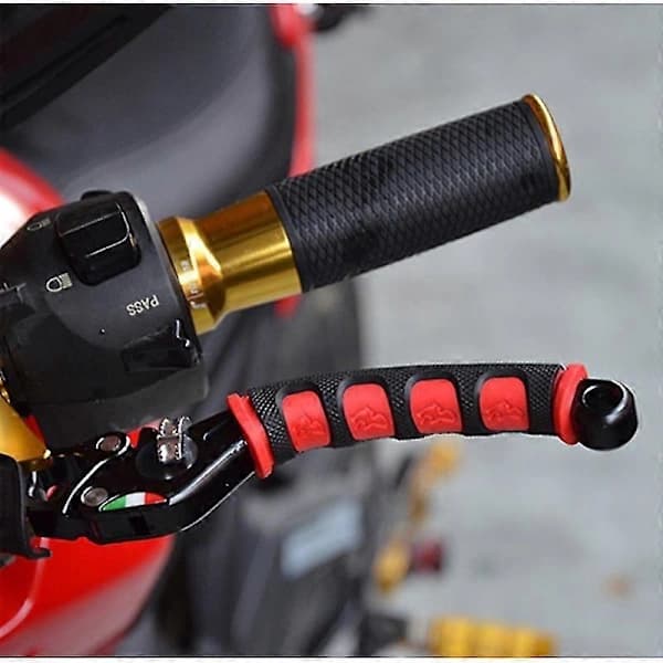 Motorcycle Bicycle Brake Lever Covers Non-slip Durable Silicone Protective Sleeves for Universal Use Green 1 Pair