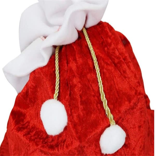 Extra Large Velvet Drawstring Bag 70*100CM for Christmas Gift Wrapping