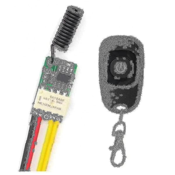 Mini-relay contact with button-saving RF wireless switches DC3.7v-12v 433mhz Small remote switches