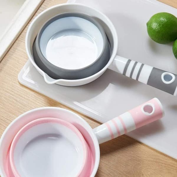 Watering Can, Water Bucket Kitchen Utensils, Shower Water Scoop Foldable Water Scoop Foldable Spoon Bucket Cup Thick for Bath Kitchen