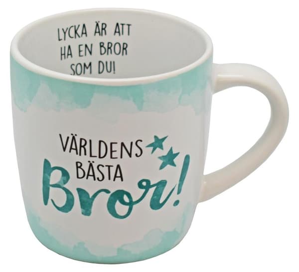 Krus VERDENS BESTE BROR multifärg multicolor