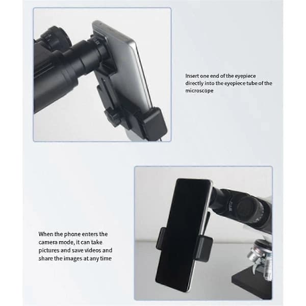 Universal Microscope Phone Holder 12.5X Eyepiece Lens Cell