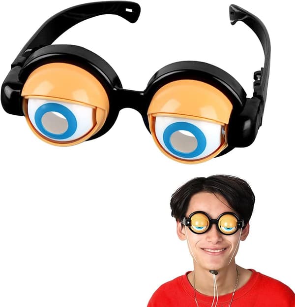 Crazy Eyes - Funny Glasses, Creative Party Glasses, Creative Kids' Glasses