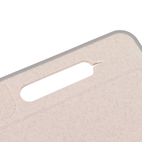 Double-Sided Thawing Tray, Thawing Cutting Board with Sharpener, Wheat Straw, for Frozen Meat
