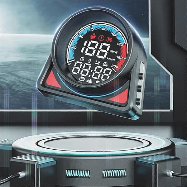 Bil Head-Up Display GPS Digital Hastighetsmätare / med LED-Display Hastighetsvarning Trötthetskörning Påminnelse Bil Husbil SUV
