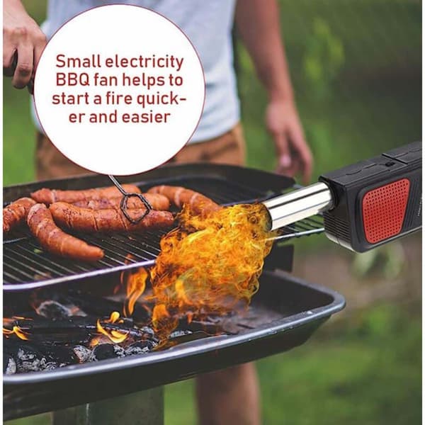 Bærbar elektrisk grillblæser, elektrisk grillventilator