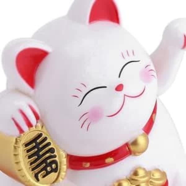 Lucky Cat, Maneki Neko Solar Powered Mini Japanese Cat