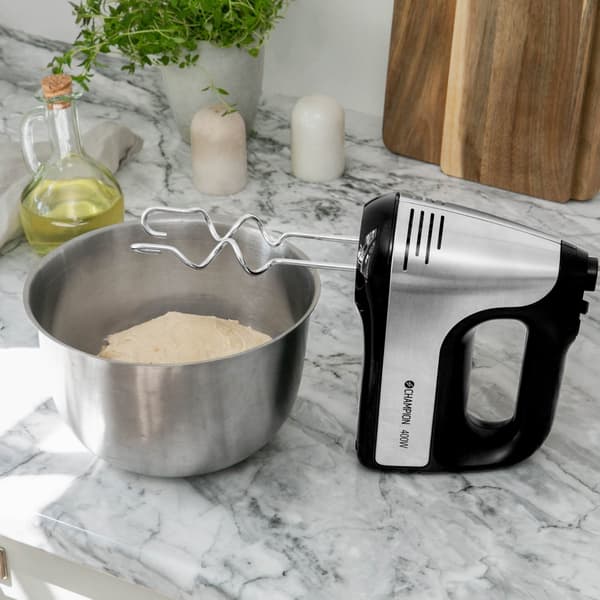 Håndmixer 400W 5-hastigheder + Turbo EV400 Sort/Rustfrit stål 1160