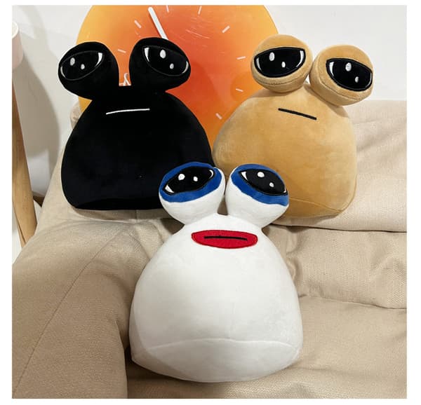 Min Min Alien Pou Plyslegetøj 22 cm Trekantet Alien Blød Pude Gave triangle alien