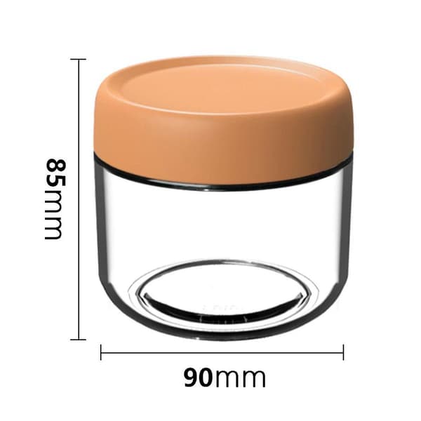 Glass Jars for Overnight Oats with Lids, Storage Jars for Yogurt