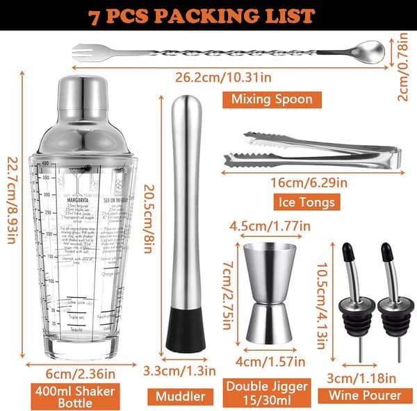6-delt cocktailshaker