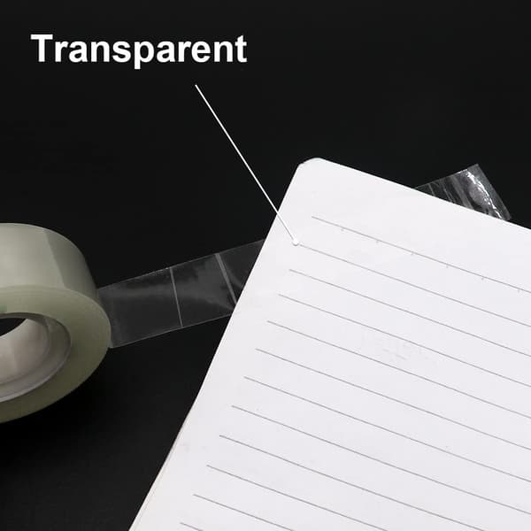 Rivbar skrivtejp 18 rullar transparent blank tejp 1
