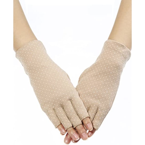 Fingerlösa handskar Halkfria UV-skydd Körhandskar Summer O