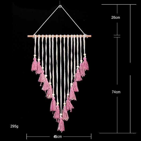 Macrame Vægophæng Gobelin Stof Gobelin Boheme Chic Geom
