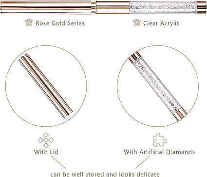 Professionella gelnaglar med lock - 5 delar Fi
