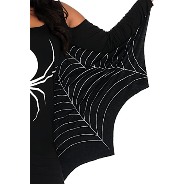 1 Stk. Dame Casual Halloween Langærmet Skjortekjole, Cosplay