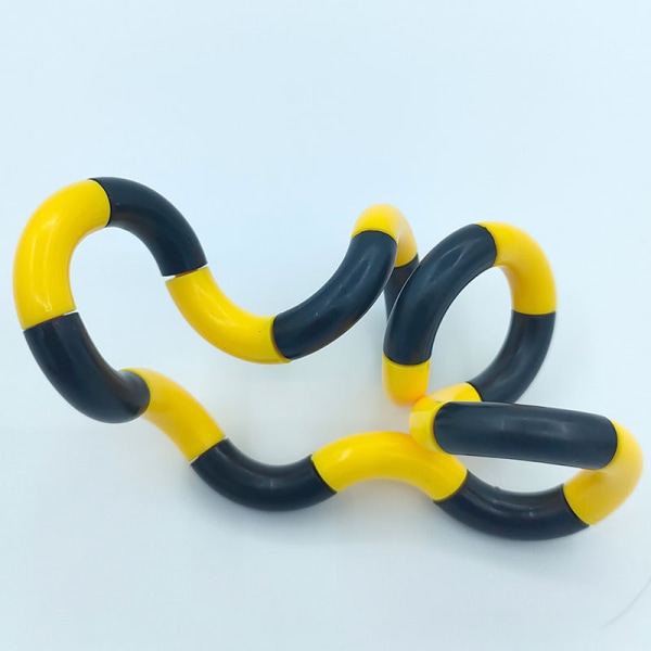 Tangle Toys, 10 stk. Sorte og røde Twist Gadgets, Hånd Gadgets