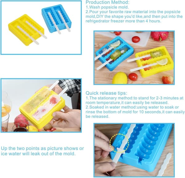 Kök Silikon Popsicle Form - Isform, Isglassformar w