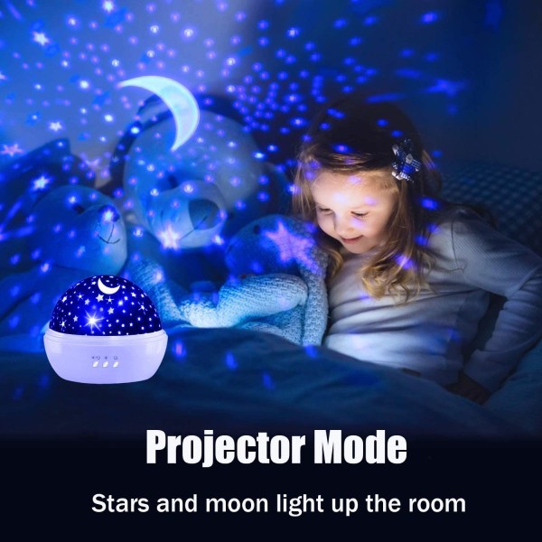 Lasten yövalo, ihana yövalo ja tähtiprojektio