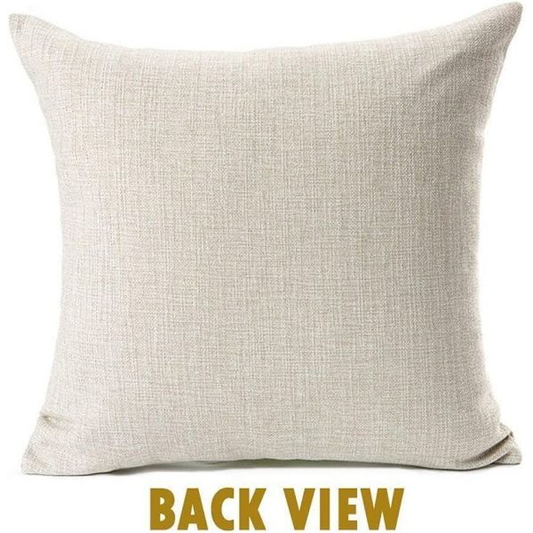 Putetrekk, sett med 4 - 45 x 45cm Bomull og Lin, Trykt Retro M