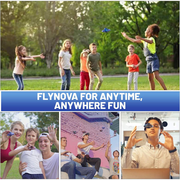 Fidget Flygande Spinner med Ljus, Handdrivna Minidroner för
