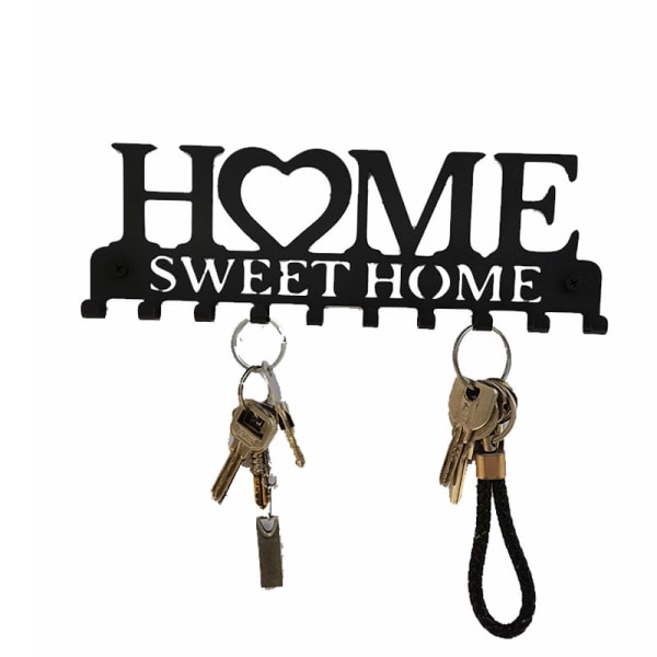 Key Holder for Wall Decor Keys, Key Holder with 10 Hooks, Mode