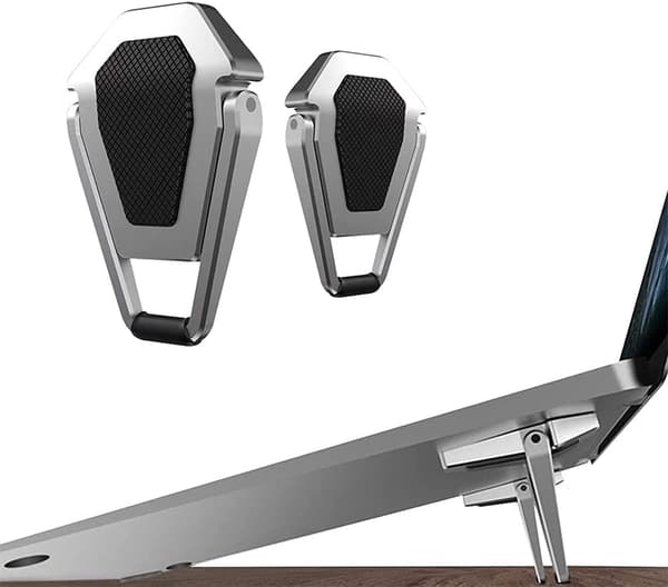 2-pack Mini Laptopstativ, Osynligt Laptopstativ, Fällbart Lapto