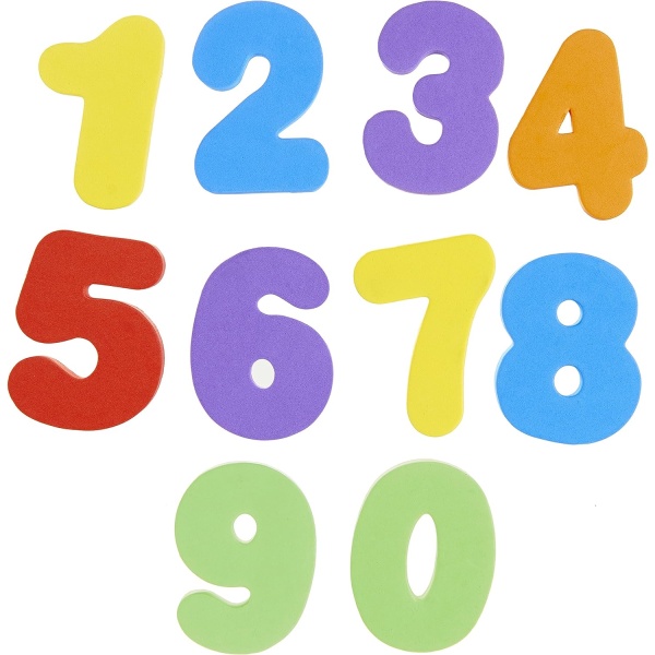 Set med 36 bokstäver och siffror för skumbadkar, anti-föroreningsbad