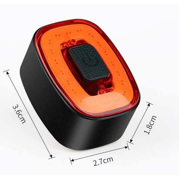 Cykellygte intelligent induktionsbremselys